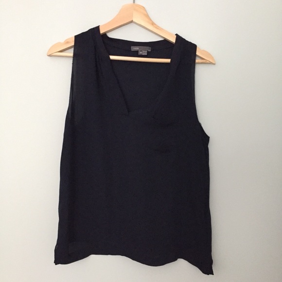 Vince Tops - Vince silk sleeveless blouse